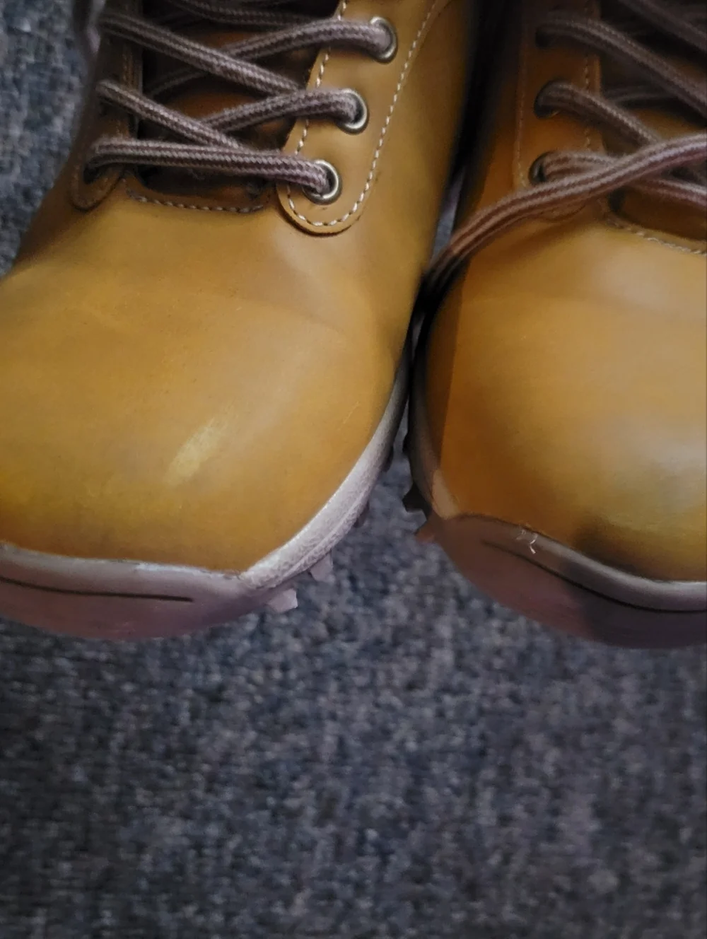 Cozy Fur-Lined Tan Lace-Up Boots